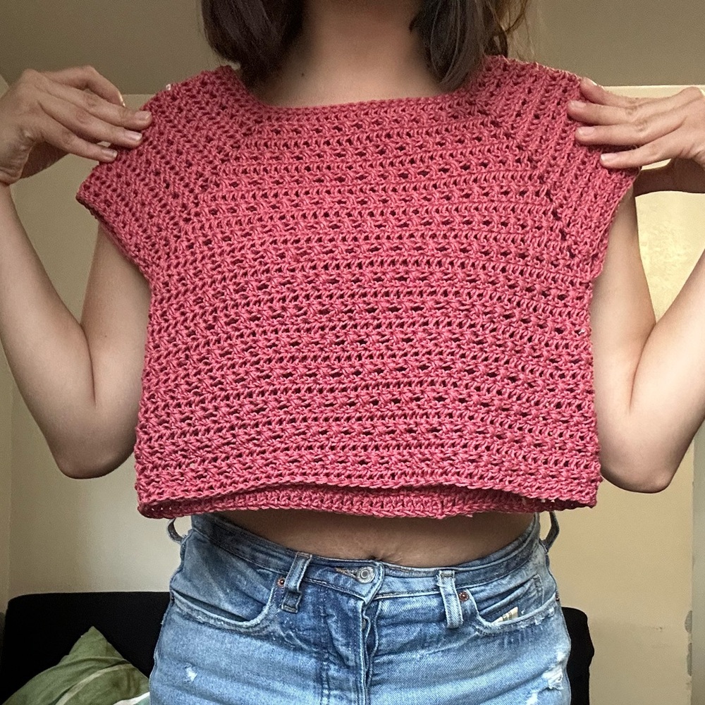 Handmade top 100%cotton